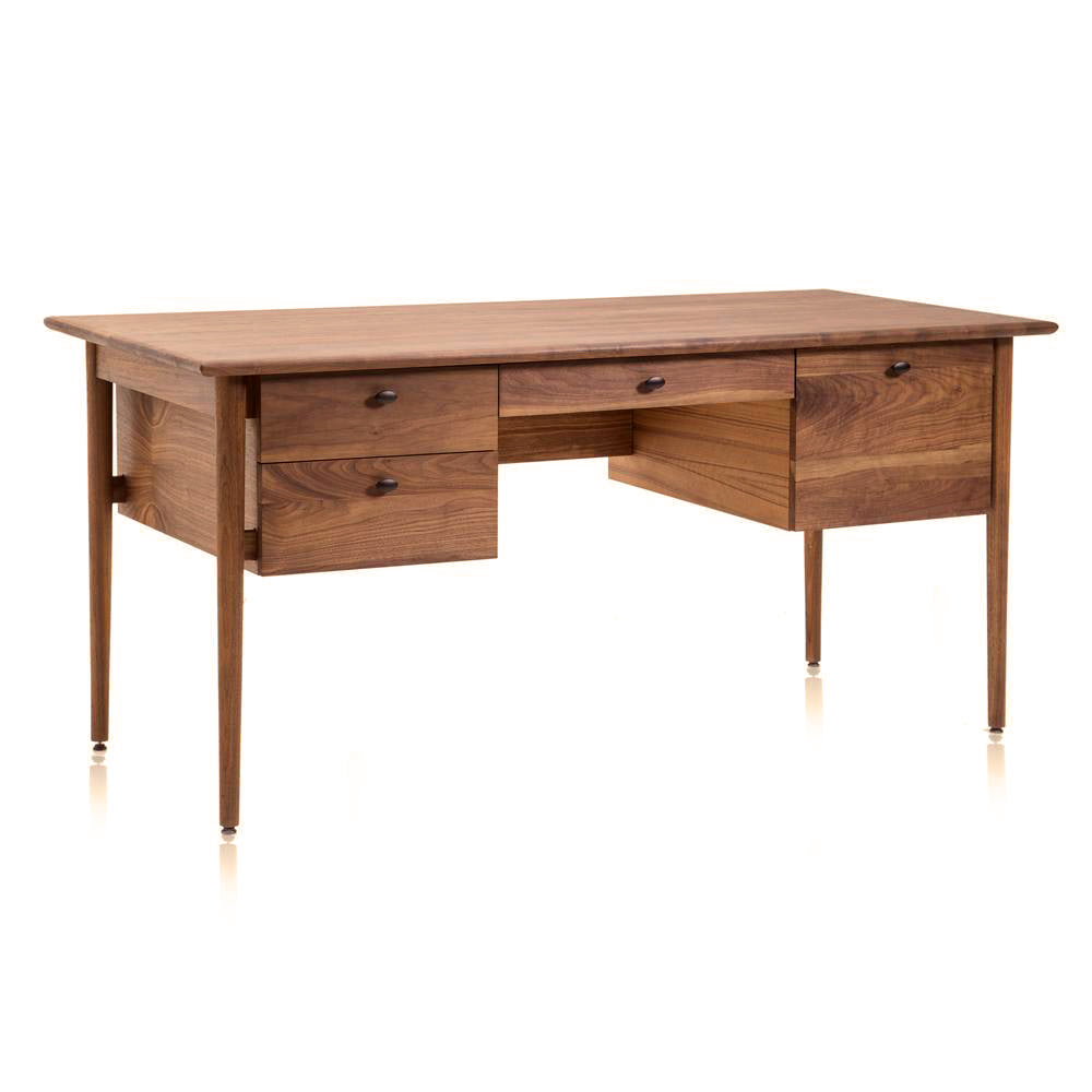Walnut Contemporary Work Desk