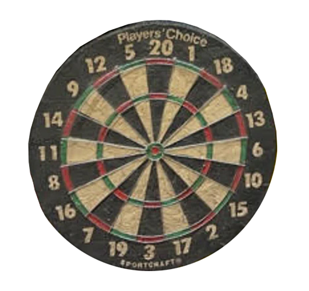 Black Red & Green Dartboard- Player's Choice