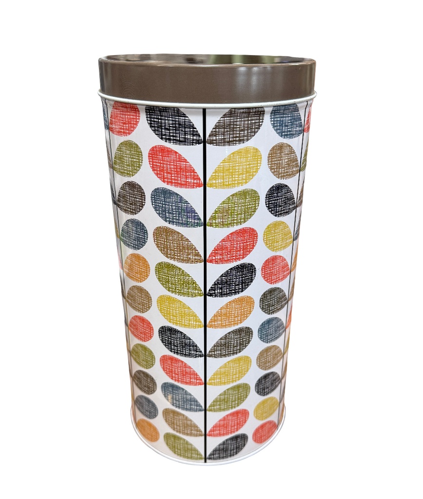 Multicolored Aluminum Printed Tall Cylinder Tin (A+D)