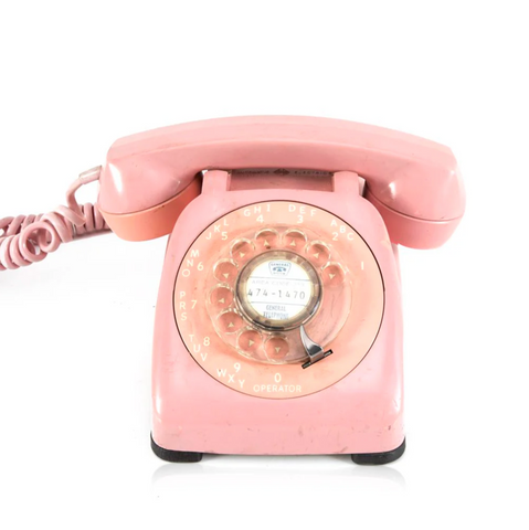 Pink Rotary Phone