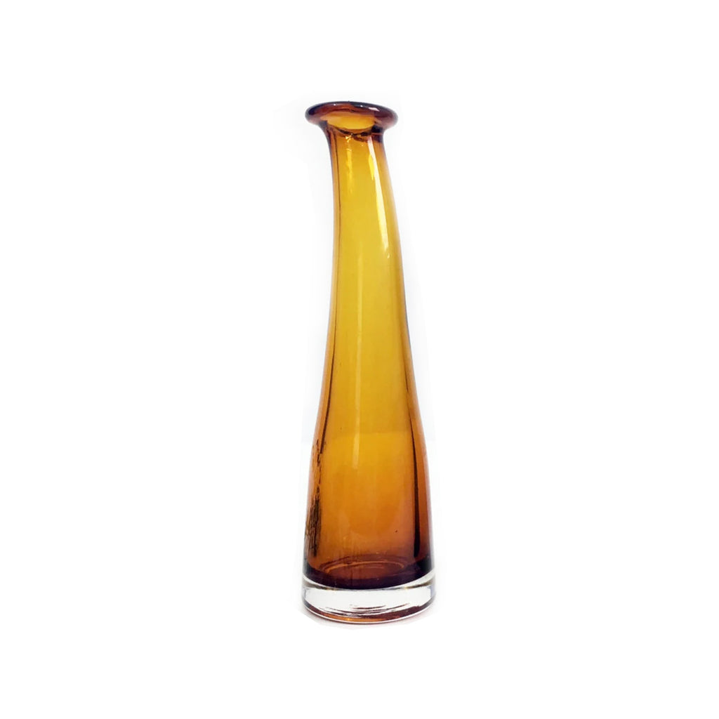 Tall Amber Vase