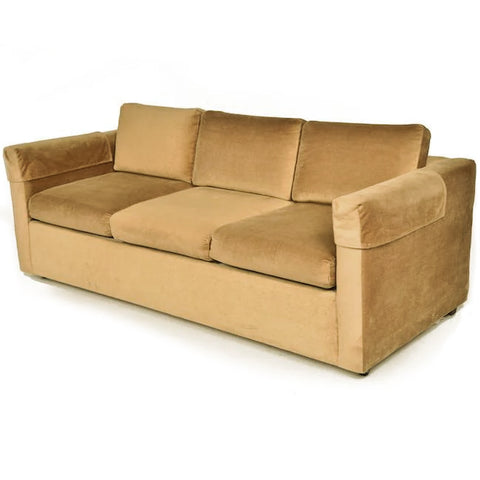Light Brown Velvet Sofa