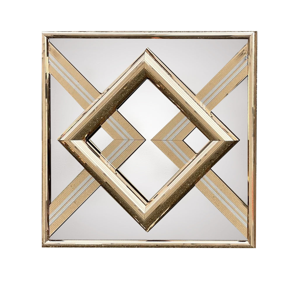 Gold & Silver Decorative Mirror