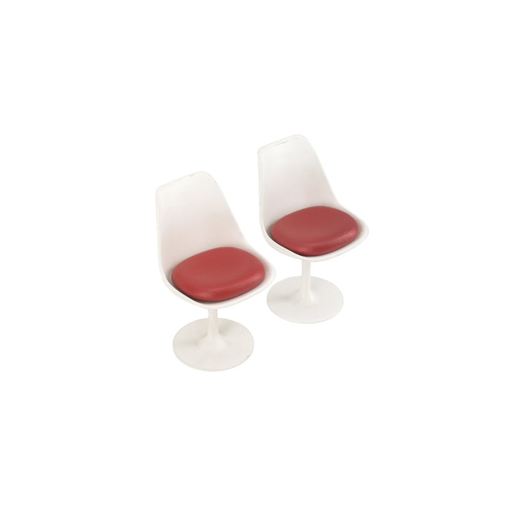 Pair of Miniature Tulip Chairs (A+D)