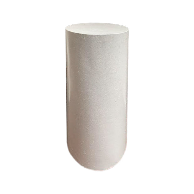 White Cylinder Pedestal