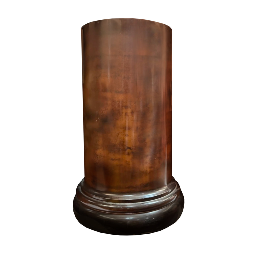 Wood Cylinder Pedestal