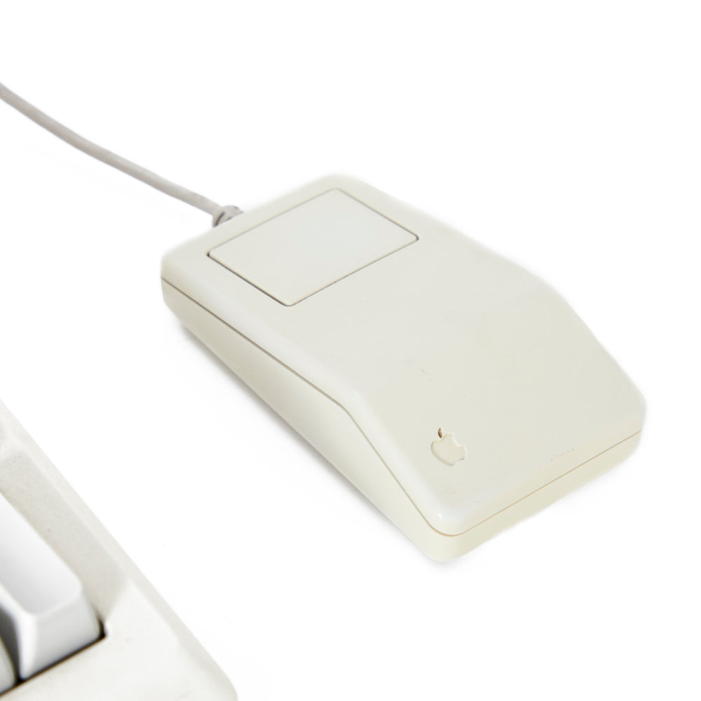 Vintage Apple Macintosh Plus Computer + Keyboard + Mouse