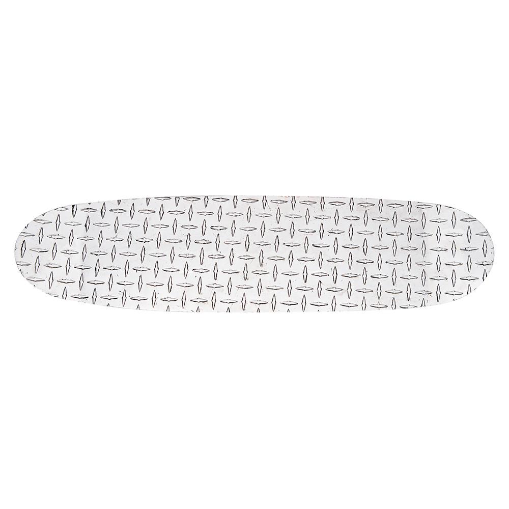Silver Top Metal Skateboard