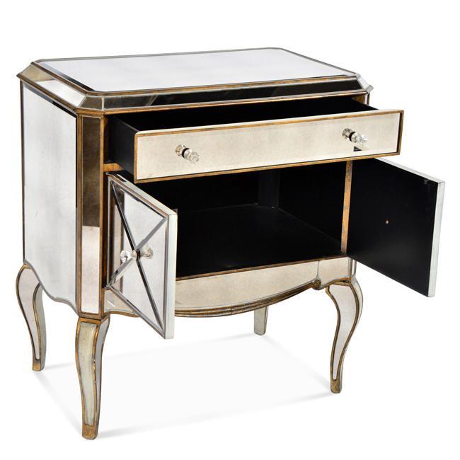 Mirror Cabinet Side Table