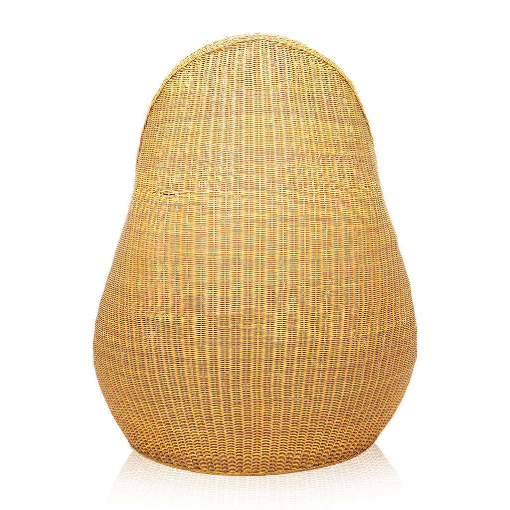 Wicker Pod Scoop Outdoor Chair