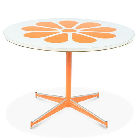 Orange Slice Round Kitchen Table