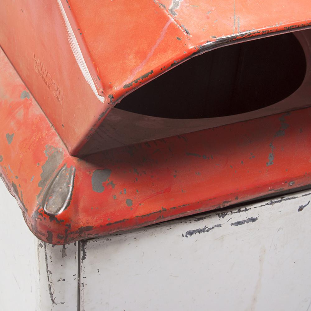 Red Top Gas Station Trashcan