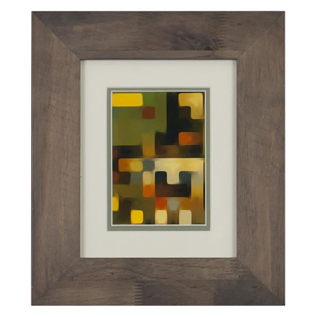 0172 (A+D) Green Dogs Abstract