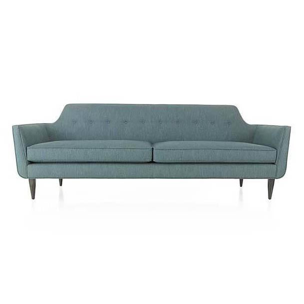 Gia Button Tufted Sofa - Teal