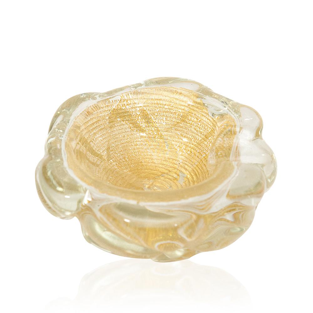 Set of glass Ashtrays