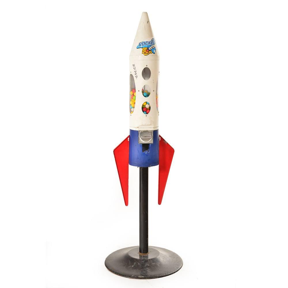 Vintage Rocket Gumball Machine