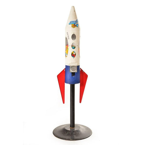 Vintage Rocket Gumball Machine