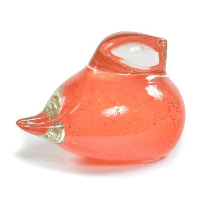 Orange Glass Bird (A+D)