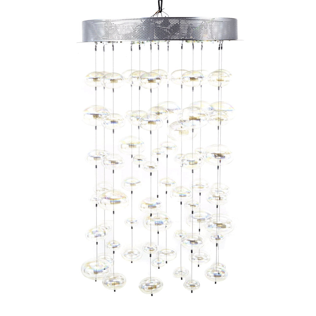 Chrome + Glass Bubble Chandelier
