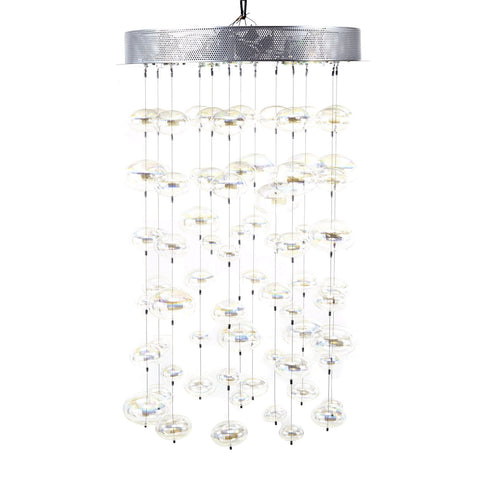 Chrome + Glass Bubble Chandelier