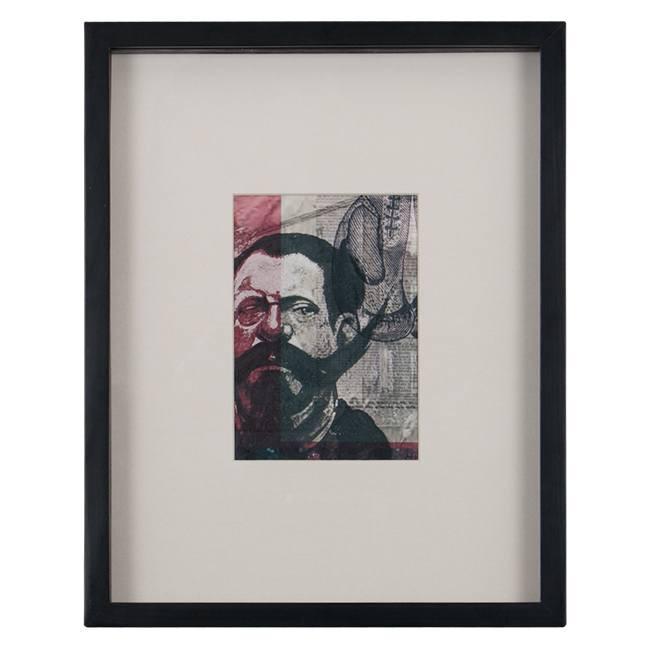 0228 (A+D) Mustache Man (12" x 15")