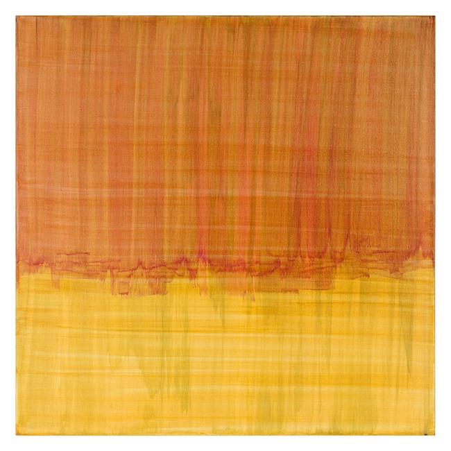 0401 (A+D) Persimmon Lemon Fluid (30" W x 30" H)