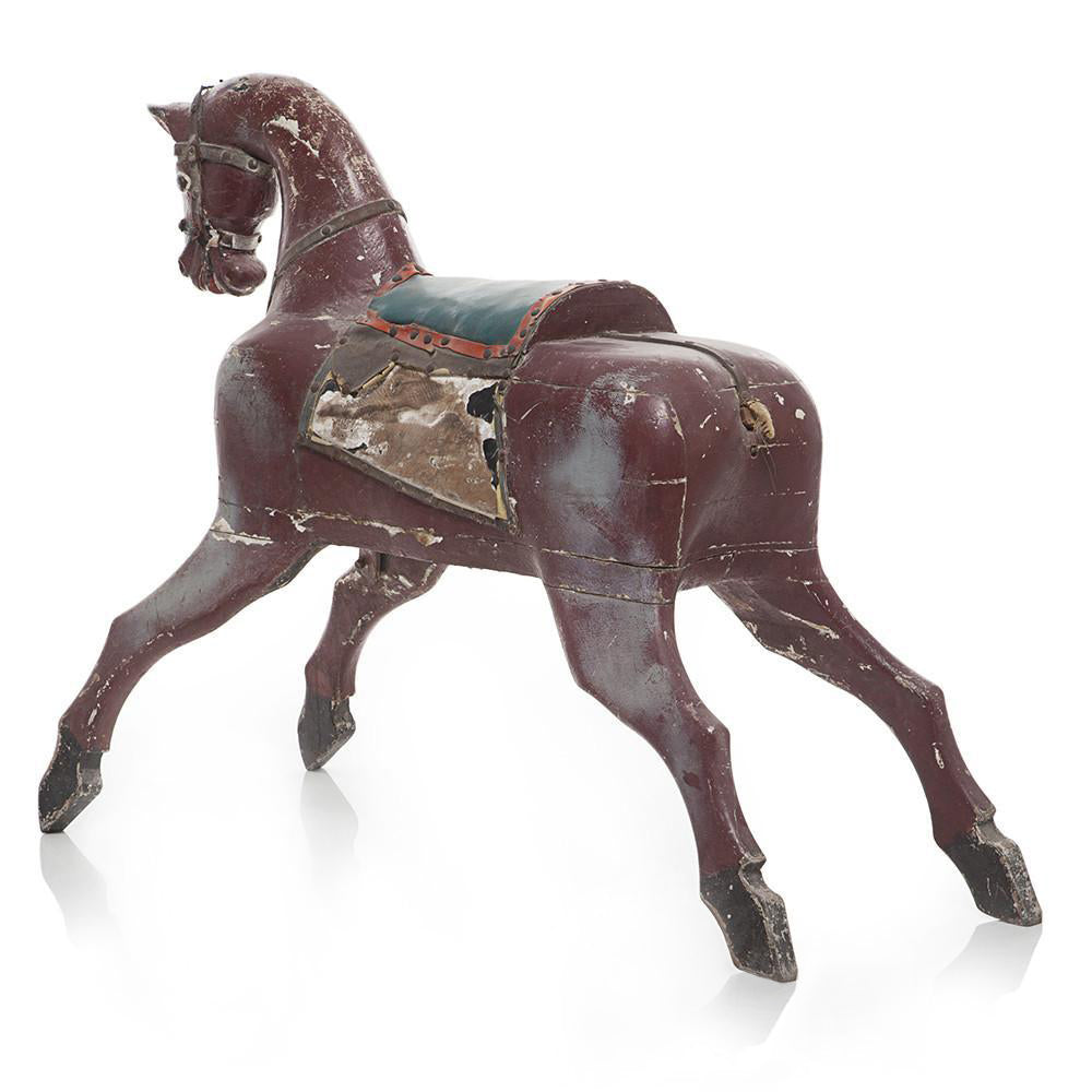 Antique Wooden Toy Horse