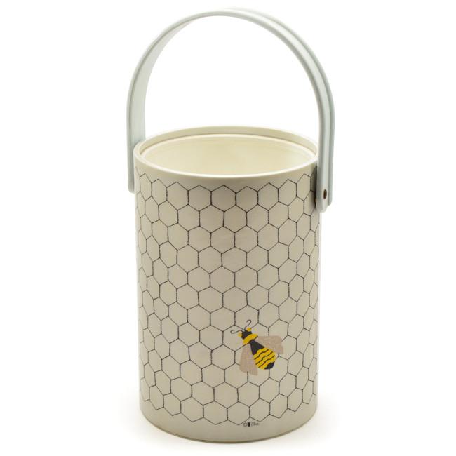 White Bumble Bee Ice Bucket (No Lid)