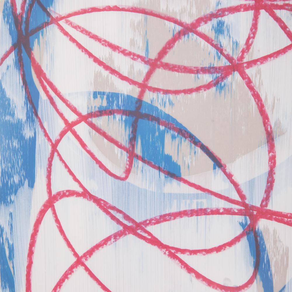1019 (A+D) Blue Red Scribble