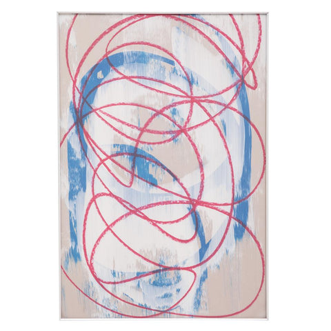 1019 (A+D) Blue Red Scribble