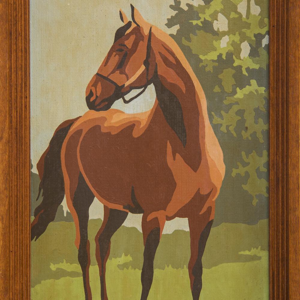 1028 (A+D) PBN - Pony Looking Left