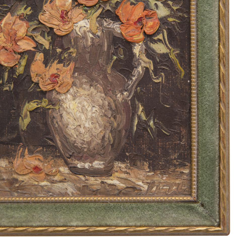 1070 (A+D) Peach Textured Floral
