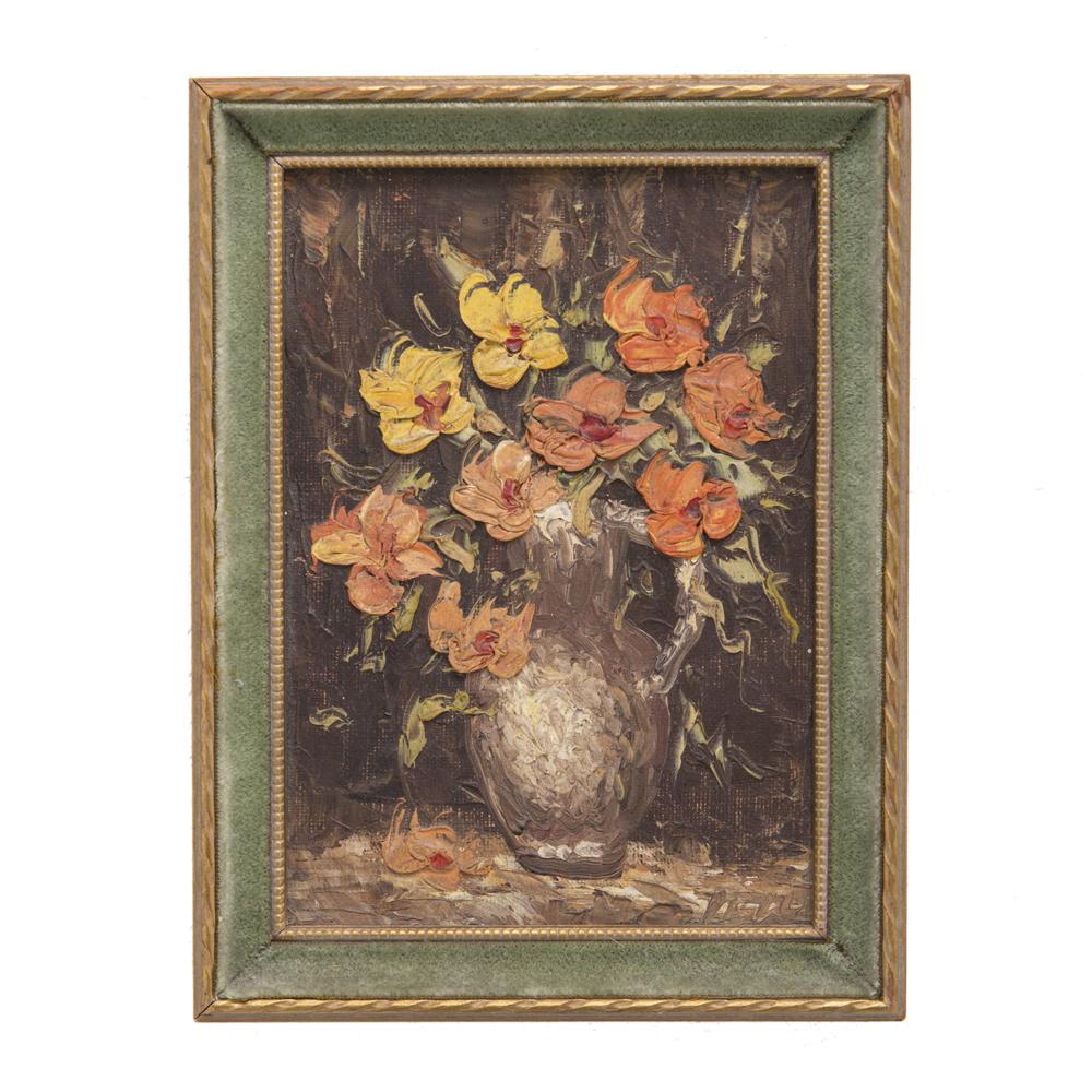 1070 (A+D) Peach Textured Floral