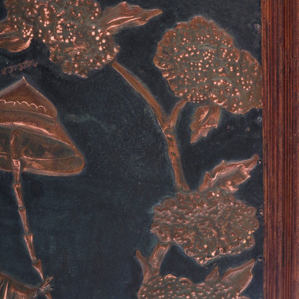 1099 (A+D) Asian Wood Woman Panel