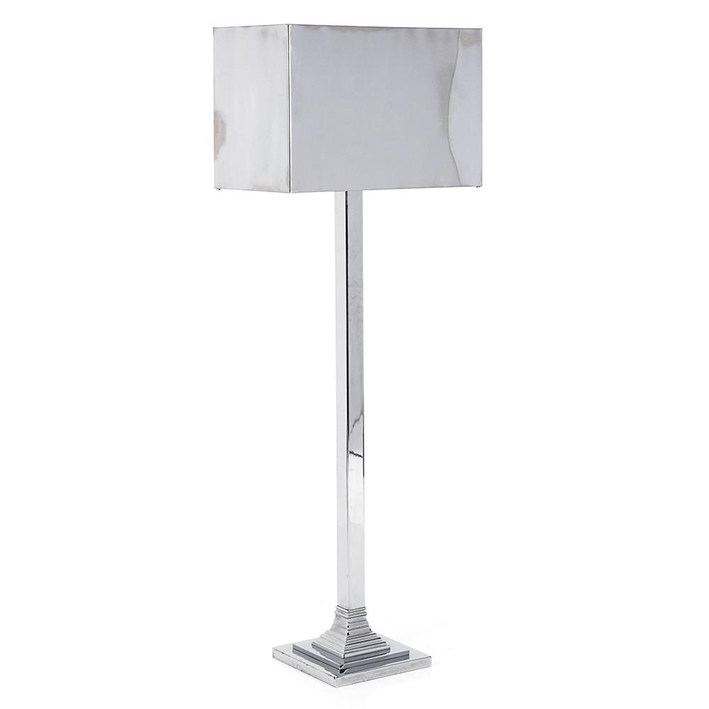 Chrome Rectangular Floor Lamp
