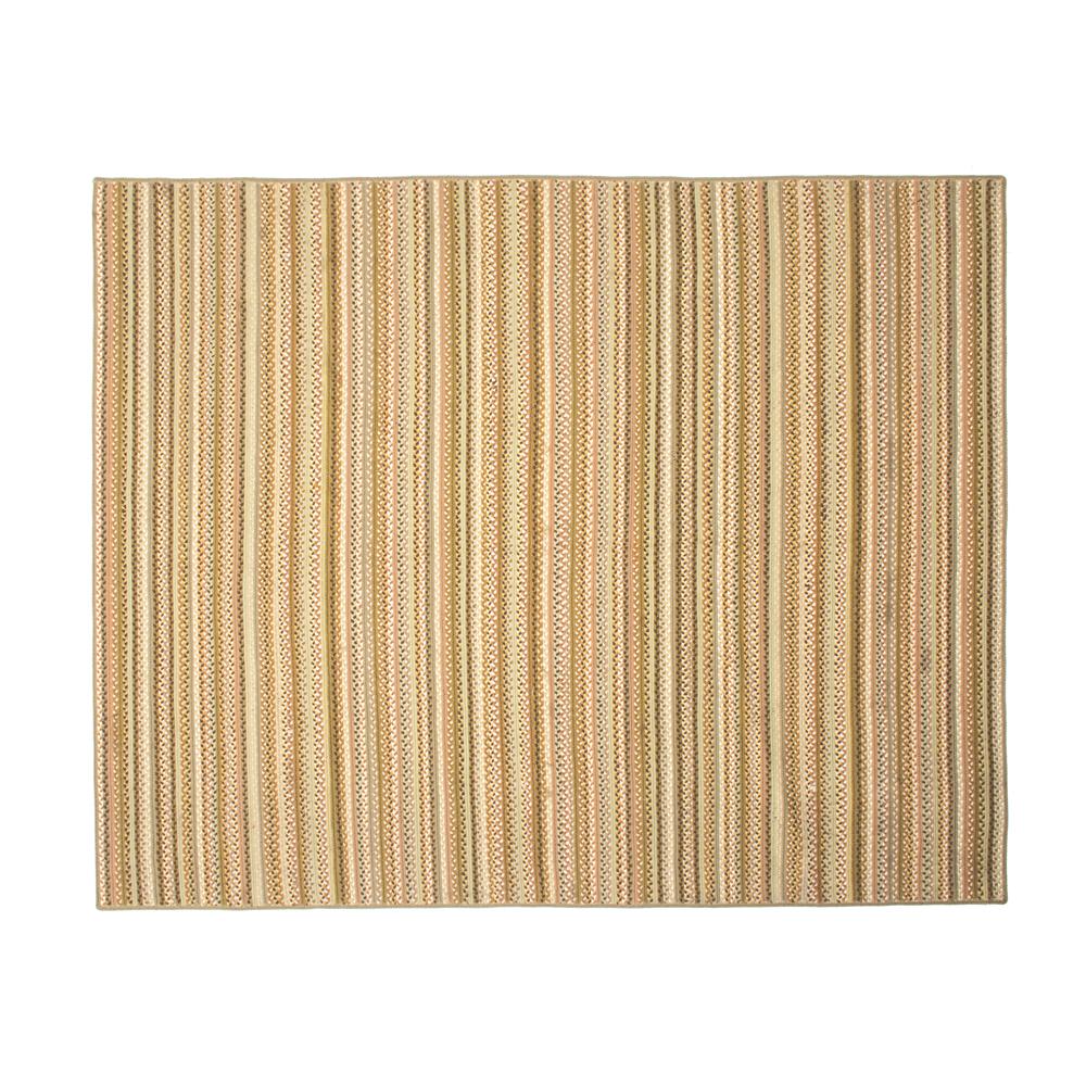 Multicolored Striped Woven Rug