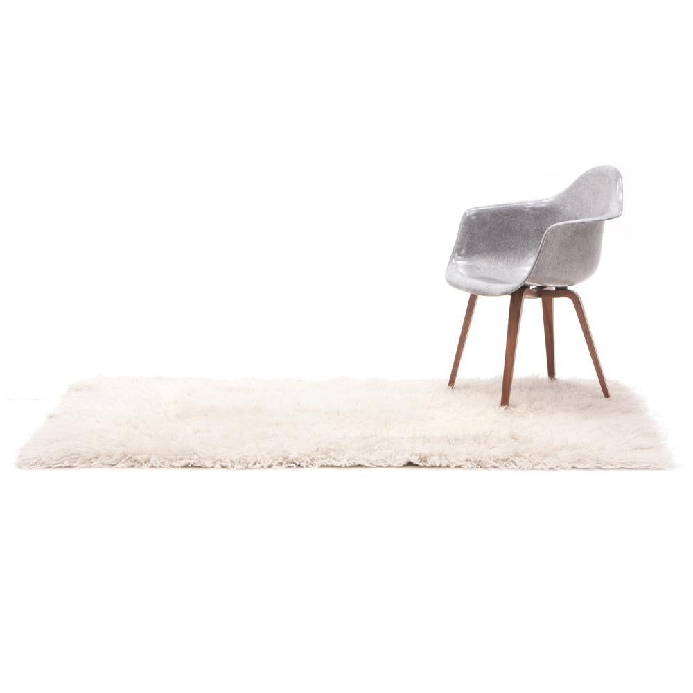 Small White Shag Rug