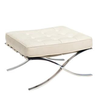 White Barcelona Ottoman