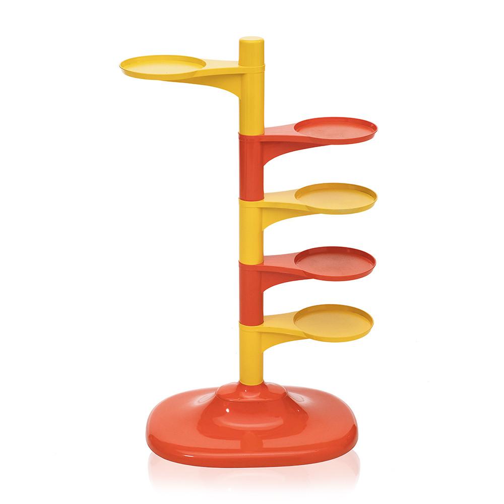 Orange and Yellow Mod Planter Stand
