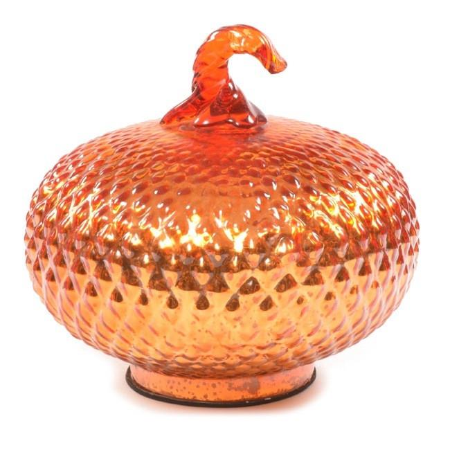 Orange Glass Pumpkin