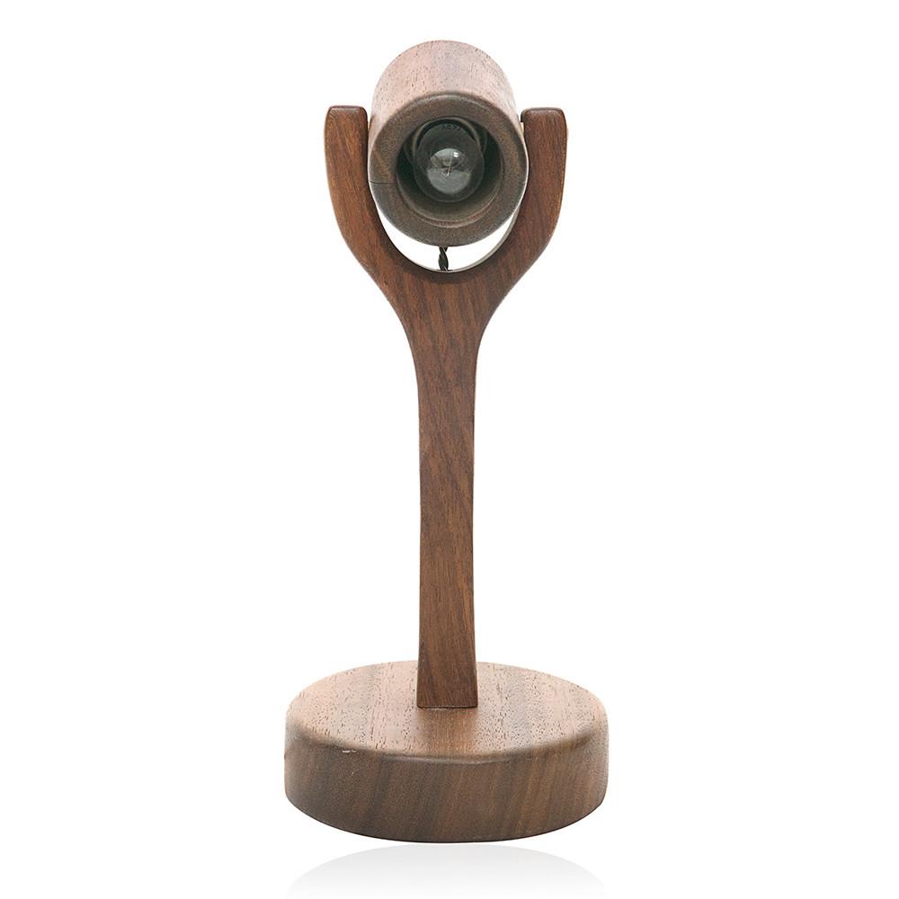 Wood Spotlight Table Lamp