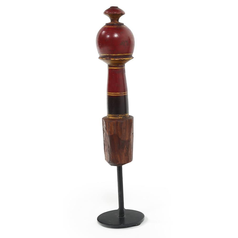 Wood Table Ornament on Stand No. 1 (A+D)
