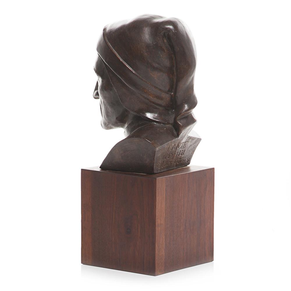 Brown Bust of Dante