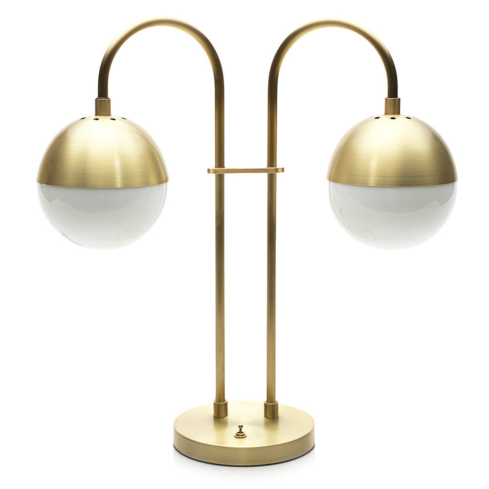 Bronze table lamp H21xW19xD8