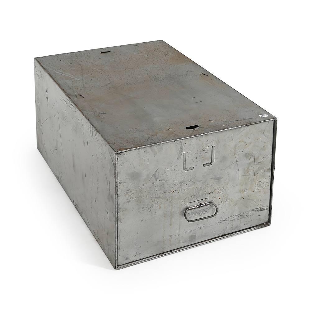 Set of Silver Filing Cabinets