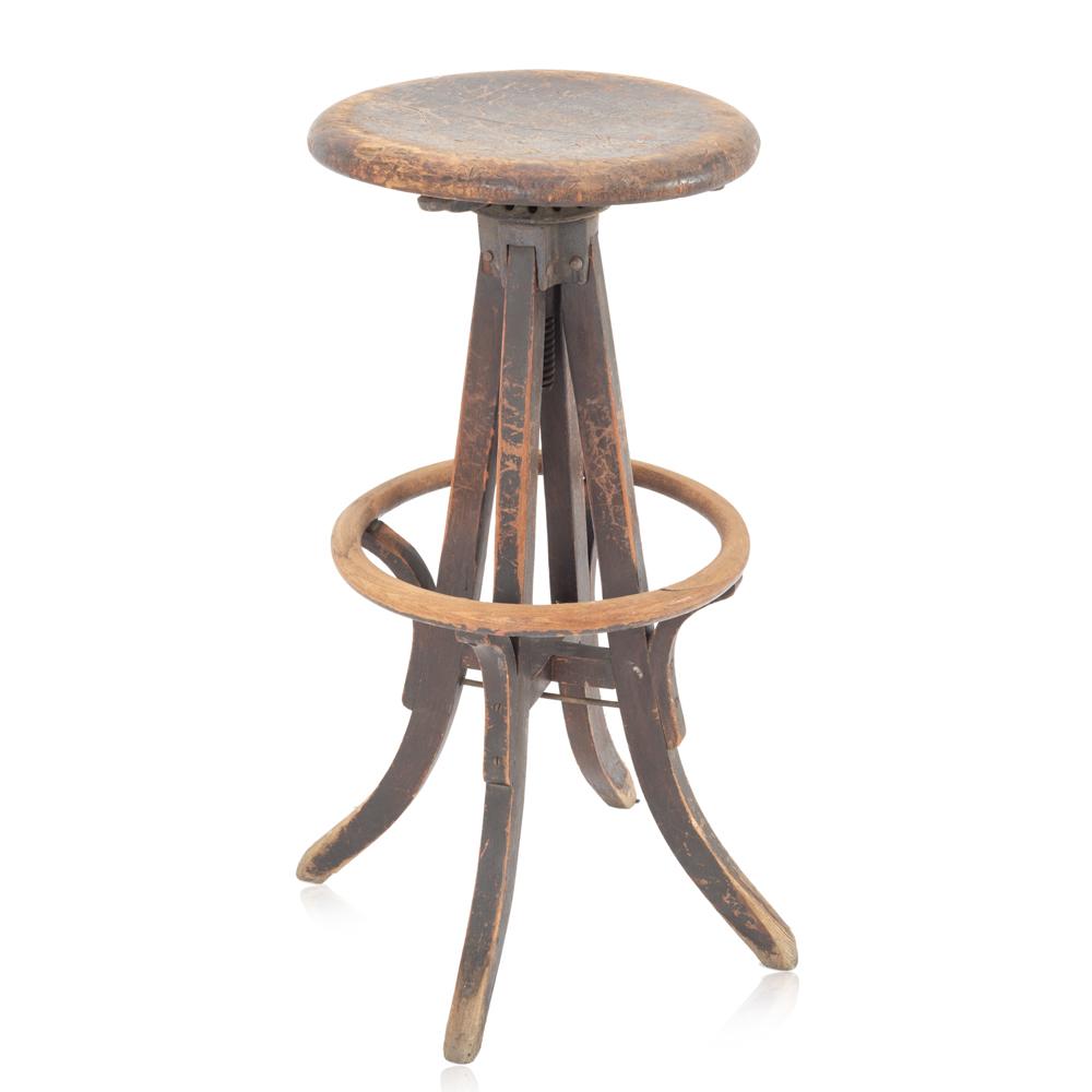 Wood Rustic Stool