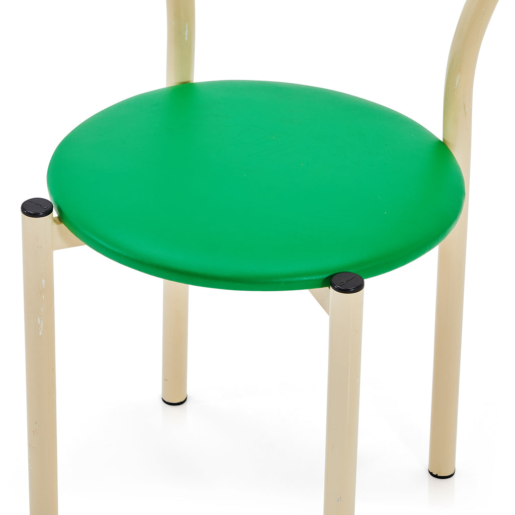 Simple Circle Dining Chair - Green
