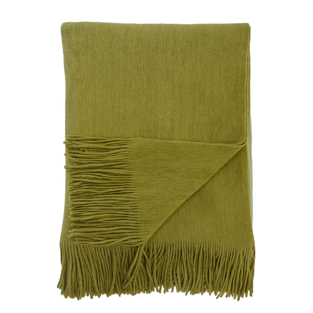 Pea Green Throw