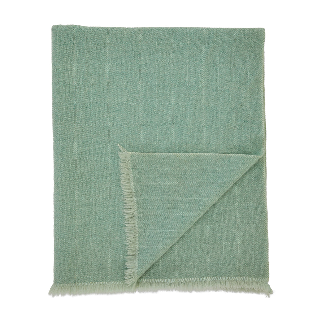 Sea Foam Green Throw