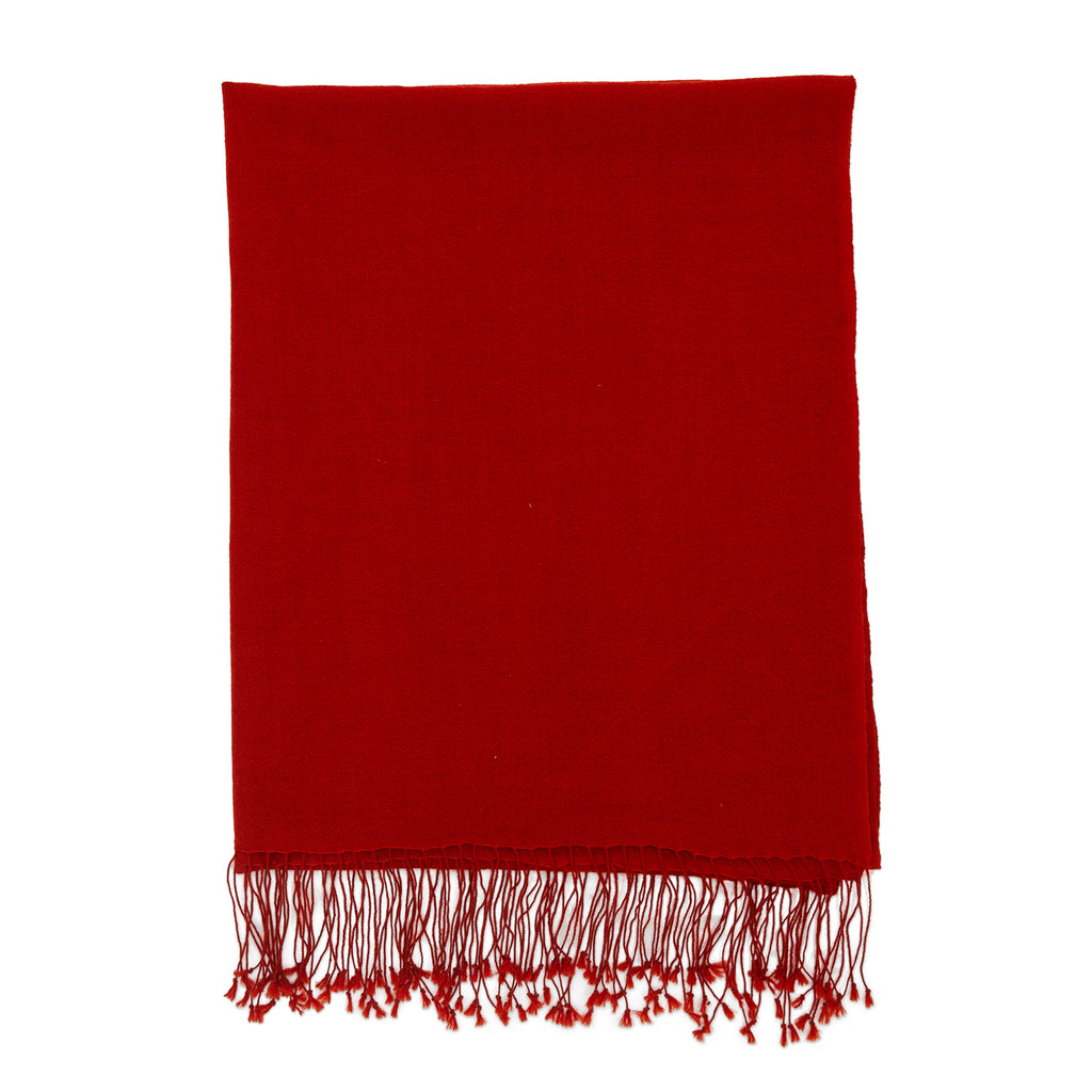 Bright Red Throw
